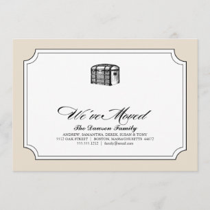 Faire-part dans le tronc {nous nous sommes déplacés}