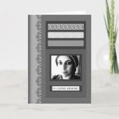 Faire-part dans les annonces de service funéraire de mémoire (Devant)