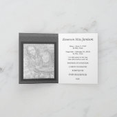 Faire-part dans les annonces de service funéraire de mémoire  (Intérieur)