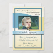 Faire-part Dans nos coeurs ~ Annonces d'adoption (Devant)