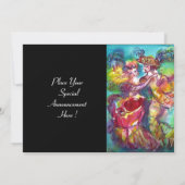 Faire-part DANSE CARNIVALE Vénétie Masquerade Ball (Dos)