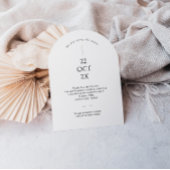 Faire-part d'Arch Save the Date avec Photo