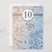 Faire-part de 10 ans de mariage beaux invitations (Devant)