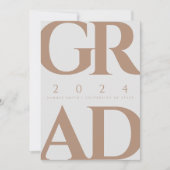 faire-part de 2e année et Invitation de parti 2024 (Devant)