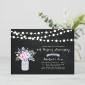 Faire-part de 30e anniversaire de mariage tableau  (Debout devant)