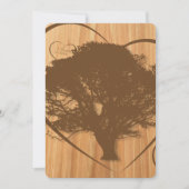 Faire-part de 5e anniversaire de mariage Arbre Rus (Devant)