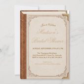 faire-part de babille de mariage de conte de fées (Devant)