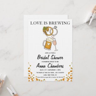 faire-part de babille mariage love is brewing