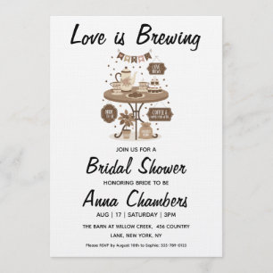 faire-part de babille mariage love is brewing