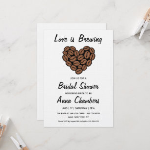 faire-part de babille pour mariage "l'amour est en