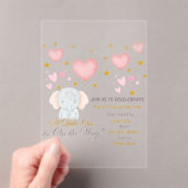 Faire-part de Baby Shower (In situ (ordinateur de poche))