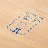 Faire-part de Baby Shower Baby in Bloom Doodle (Poser)