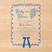 Faire-part de Baby Shower Baby in Bloom Doodle (Recto)