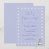 Faire-Part de Baby Shower Bébé à Venir (Devant / Derrière)