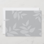 Faire-part de Baby Shower BLUE Baby Garden Deer De (Dos)