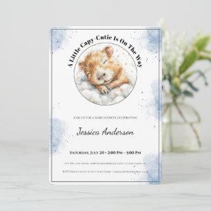 Faire-part de Baby Shower Capybara • Un Petit Chou