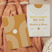 Faire-Part de Baby Shower Co-Éducationnel Here Com