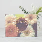 Faire-part de Baby Shower Daisy (Debout devant)