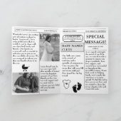 Faire-part de Baby Shower dans le journal pour ann (Intérieur)