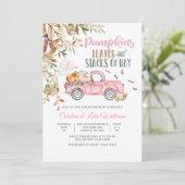 Faire-part de Baby Shower d'automne (Debout devant)
