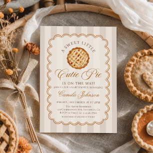 Faire-part de Baby Shower d'automne pour un petit