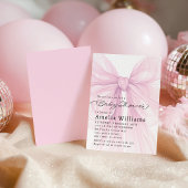 Faire-part de Baby Shower écriture Script avec un