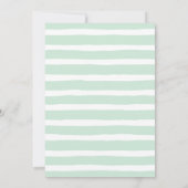 Faire-part de Baby Shower Eucalyptus Moderne (Dos)