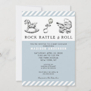Faire-part de Baby Shower Fantaisiste