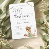 Faire-part de Baby Shower Fille Fée