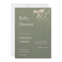 Faire-part de Baby Shower Japandi