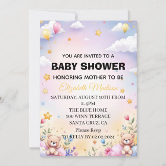 Faire-part de Baby Shower Little Cutie