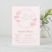Faire-part de Baby Shower Macarons (Debout devant)