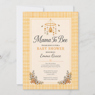 Faire-part de Baby Shower « Mama to Bee »