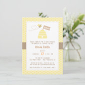 Faire-part de Baby Shower "Maman adorable à petite (Debout devant)