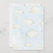 Faire-part de Baby Shower Montgolfière | Aventure (Dos)