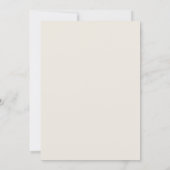Faire-part de Baby Shower Navy Emerald Gold (Dos)
