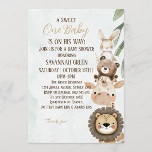 Faire-part de Baby Shower Our Little One