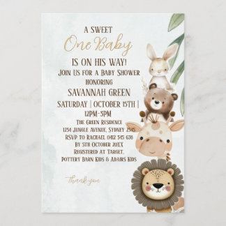 Faire-part de Baby Shower Our Little One