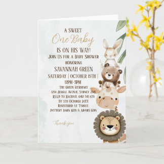 Faire-part de Baby Shower Our Little One