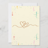 Faire-part de Baby Shower | Ours (Dos)
