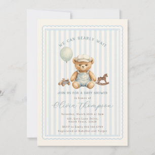 Faire-part de Baby Shower Ours en Peluche
