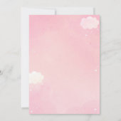 Faire-part de Baby Shower Ourson Mignon (Dos)