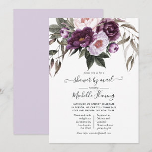 Faire-part de baby shower par courrier Deep Velvet