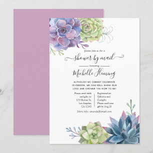 Faire-part de Baby Shower par courrier sur le thèm