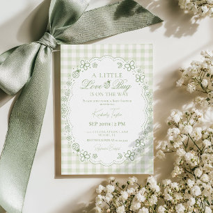 Faire-part de Baby Shower Petit Bug de l'Amour Des