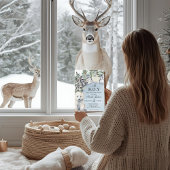 faire-part de baby shower pour bébé d'hiver