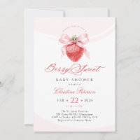 Faire-part de Baby Shower pour Bébé Fille aux Frai