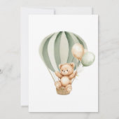 Faire-part de Baby Shower pour Garçon au thème Euc (Dos)