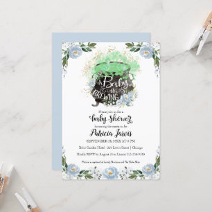 Faire-Part de Baby-Shower pour Garçon : Un Bébé Es