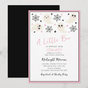 Faire-part de Baby Shower pour Halloween A Little 